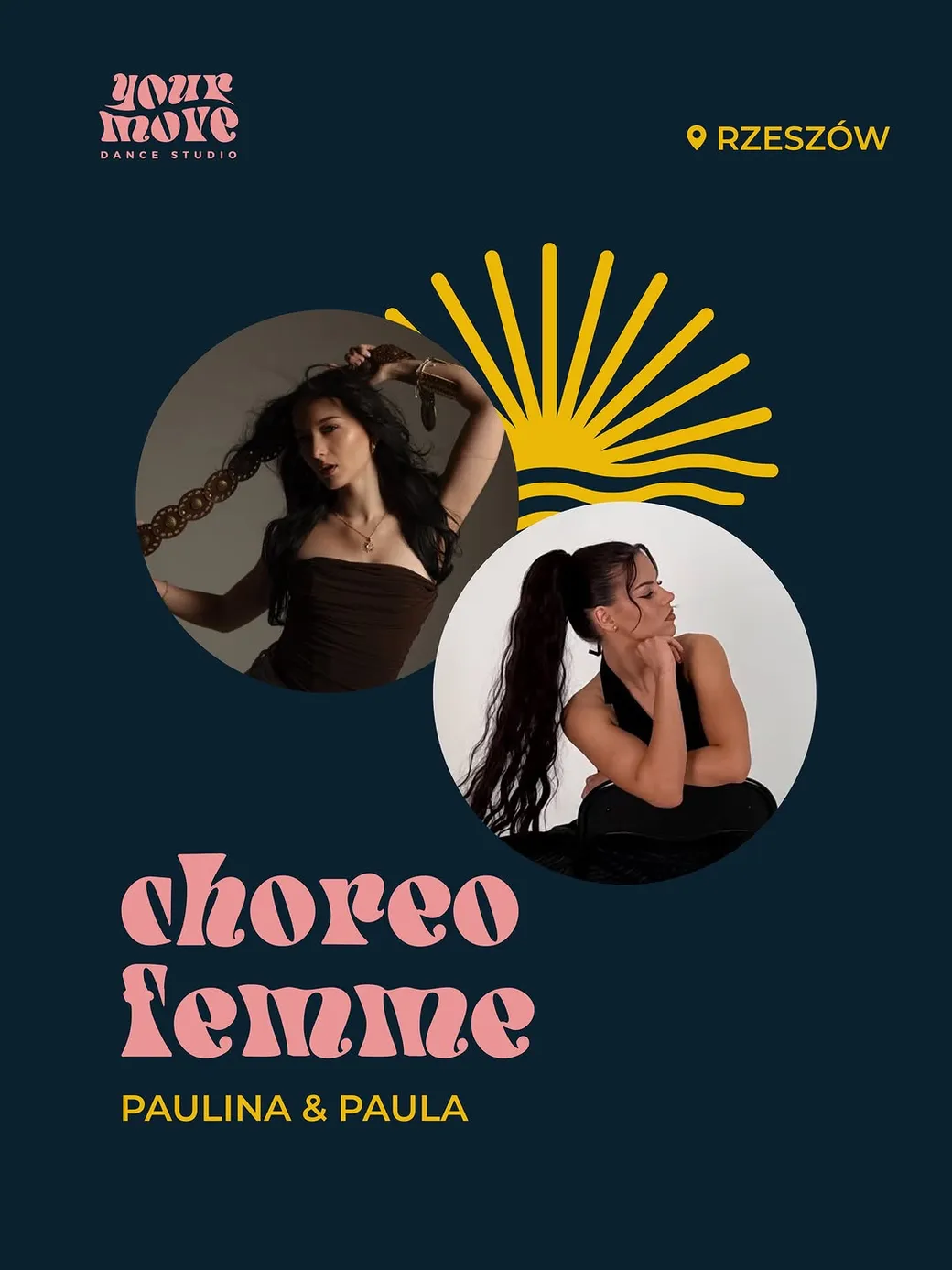 Choreo Femme w Your Move Dance Studio Rzeszów — dwie instruktorki, cztery grupy w sezonie 2026/2027